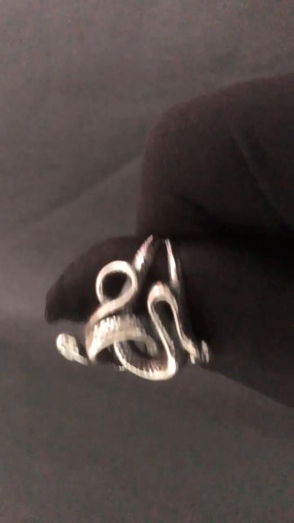 Movie Natural Born Killers Snake Ring for Men Punk Style 925 Sterling Silver Jewelry Party Cosplay Props Birthday Xmas Gifts