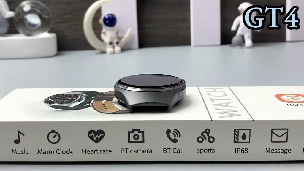 2025 New WATCH 4 Pro Health Smart Watch Men 360*360 AMOLED Screen NFC GPS Tracker Compass BT Call Blood Oxygen IP68 Sport Smartwatch