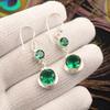 Chrome Diopside Gemstone 925 Sterling Silver Handmade Jewelry Wedding Earrings EE-160-2