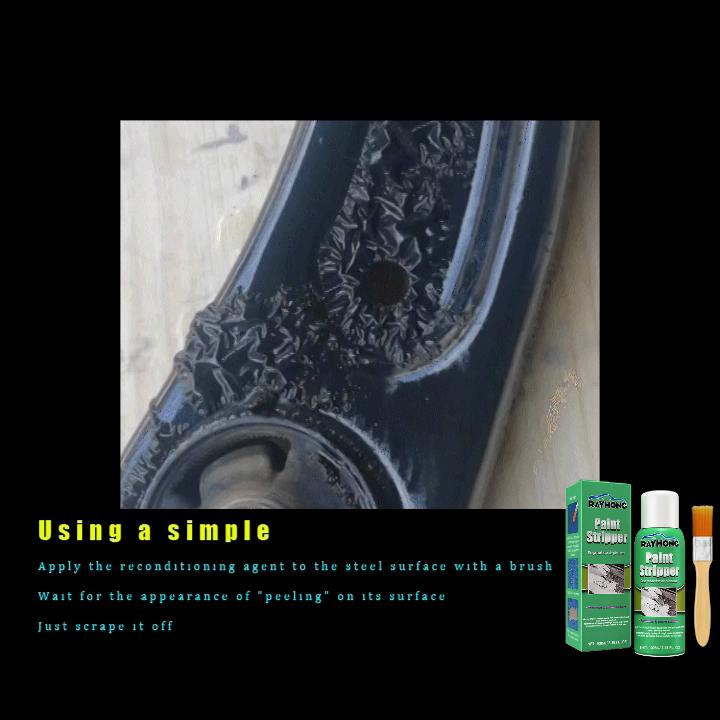 RAYHONG Paint Remover Automotive Wheel Hubs Stripping Metal Surface Paint Remover Non-Stripping Cleaning Paint Stripper