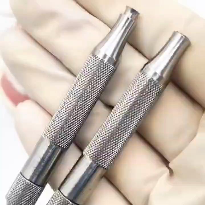 1 stück Dental Implantat Chirurgische Micro Skalpell Griff Edelstahl Zahnarzt Chirurgische Klinge Griff Halter Werkzeuge