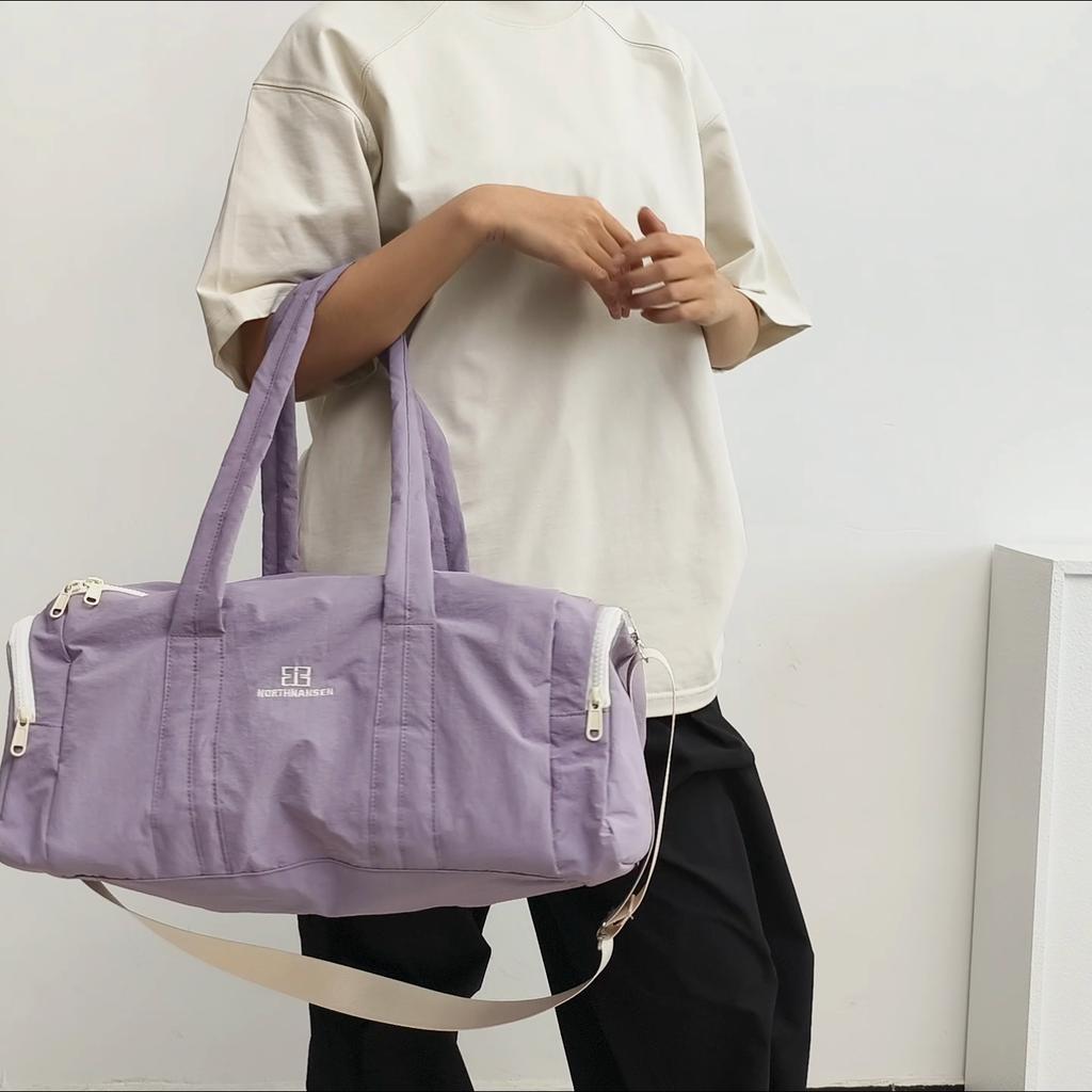 Large Capacity Tote Bag Women Duffel Bag Sports Bag Fitness Storage Crossbody Bag