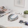 With Alloy Metal Leaf Pendant For Women Fashion Jewelry
