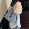 Denim Large Capacity Crossbody Bag Women's Shoulder Tote Bag Three-use Backpack