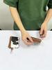 2in1 Mini Women Coin Purses Excellent PU Leather Card Holder Key Wallet Houndstooth Checkboard Leopard Cards Organizer