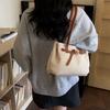 Commuter Shoulder Bag Contrast Color Tote Bag Women's Large Capacity Underarm Bag