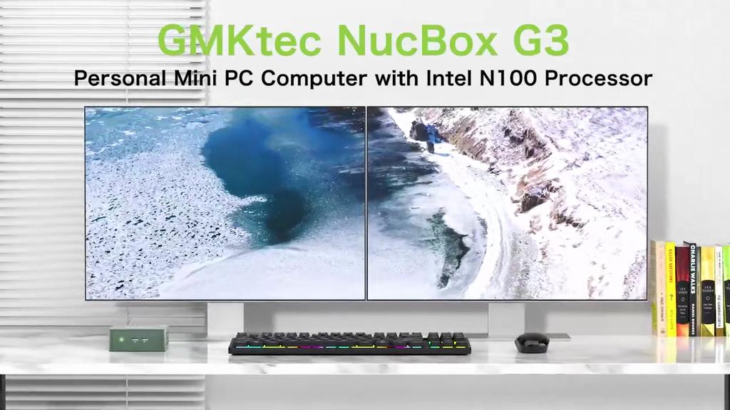 GMKtec G3 Mini PC Intel Alder Lake N100 Windows 11 Pro Desktop Computer 8/16GB RAM 256/512GB PCIe M.2 SSD WiFi 6 BT5.2 Mini PC