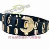 Fashion Womens Pu Leather Belt With Hollow Cutouts And Metal Pin Buckle For Casual And Work Looks