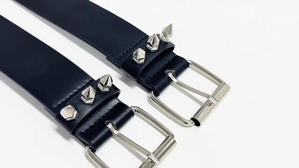 Fashion Solid Color Rivet Design Women Casual Belt For Casual Wear