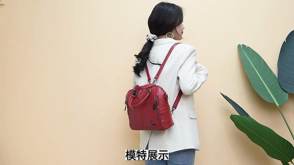 2022 New High Quality Leather Backpack Women Shoulder Bags Multifunction Travel Backpack School Bags for Girls