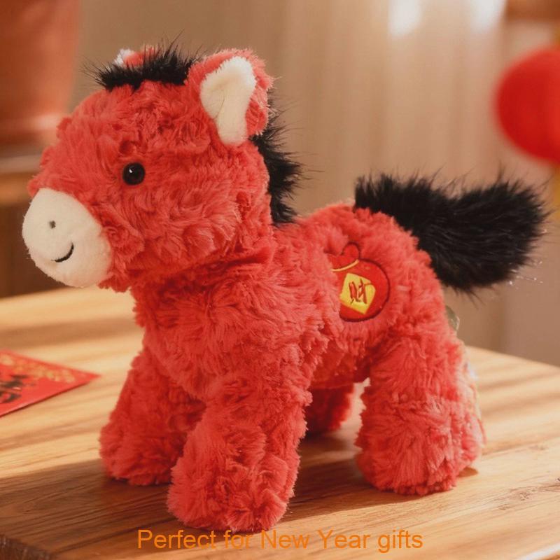 Plüschtier Pferd mit PP-Baumwollfüllung für Neujahrsgeschenk und Sammler