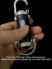 LED Portable Keychain Mini Flashlight Multifunctional Floodlight with Hook Suitable for Hiking, Reading, Fishing, Camping, and Emergency Use