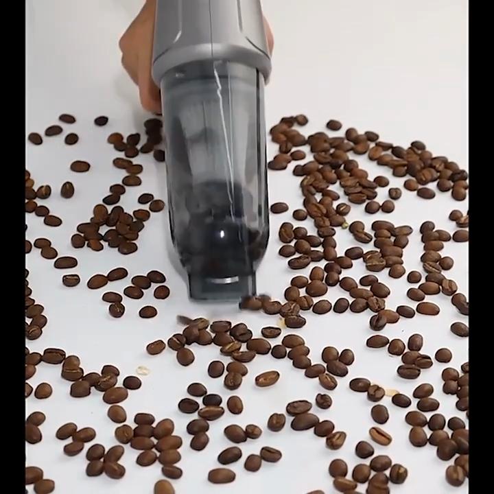 Bürstenloser Auto-Innenraumstaubsauger, tragbarer Handstaubsauger mit starker Saugkraft für die doppelte Verwendung in Auto und Haushalt, Wohnmobil-Innenraum, Reinigungsgeräte