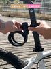 Lucchetto per Bicicletta con Cavo, Chiavi e Staffa di Montaggio, Lucchetto Portatile in Acciaio Cavo Antifurto per Ciclismo