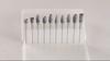 Double Cut Carbide Rotary Burr Set - 10 Pcs 1/8" Shank, 1/4" Head Length Tungsten Steel for Woodworking,Drilling, Metal Carving, Engraving, Polishing