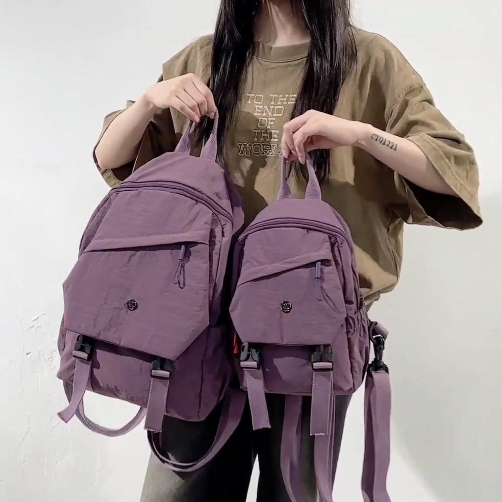 Women's Nylon Small Backpack Multi-Functional Chest Bag
