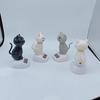 Car Cat Solar Powered Dancing Toys, Cute Solar Powered Swinging Cats Dashboard Decoration, Cats Figurine Statue Swinging Car Dashboard