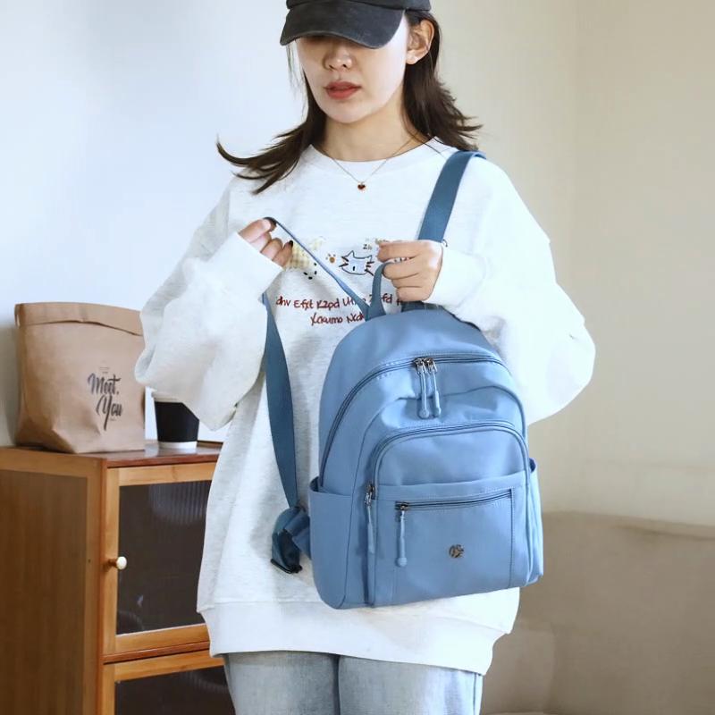 Women's Large Capacity Backpack Student Schoolbag Lightweight Nylon Travel Backpack