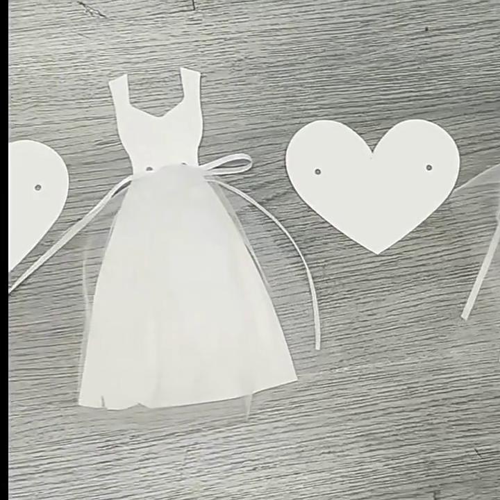 Chegada Nova Conjunto de Faixas Bride to Be Letra Coração Bandeira Puxar Decoração de Festa Temática de Casamento 3 Peças