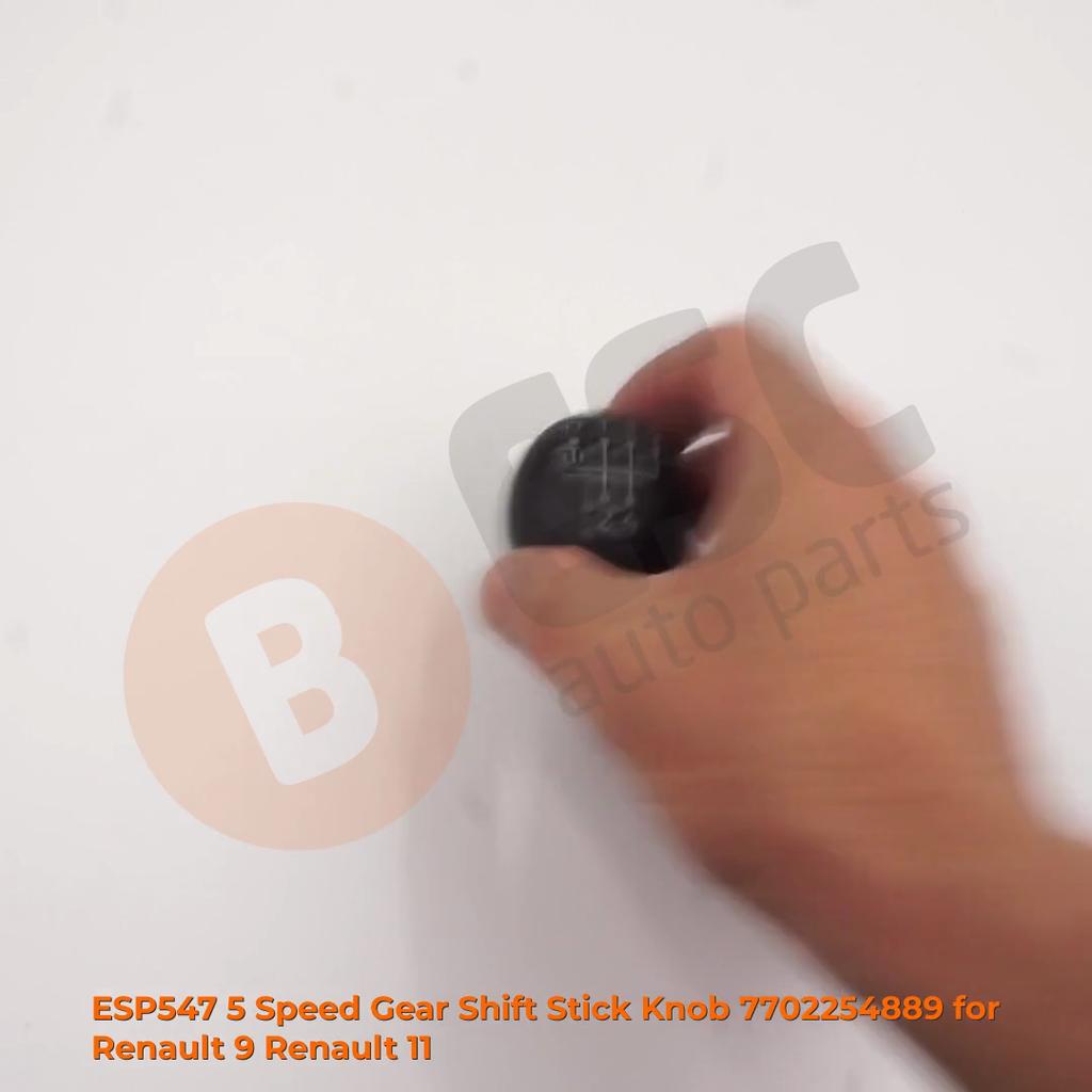 ESP547 Buton Schimbător de Viteze cu 5 Trepte Negru pentru Renault 11 1981-2001 9 L42 1981-2001 7702254889