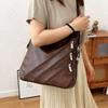 Women's Large Capacity Crossbody Bag PU Shoulder Tote Bag