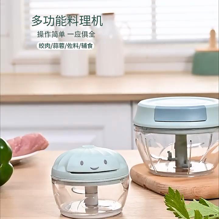 Manual Food Chopper with 500ml and 900ml Capacity