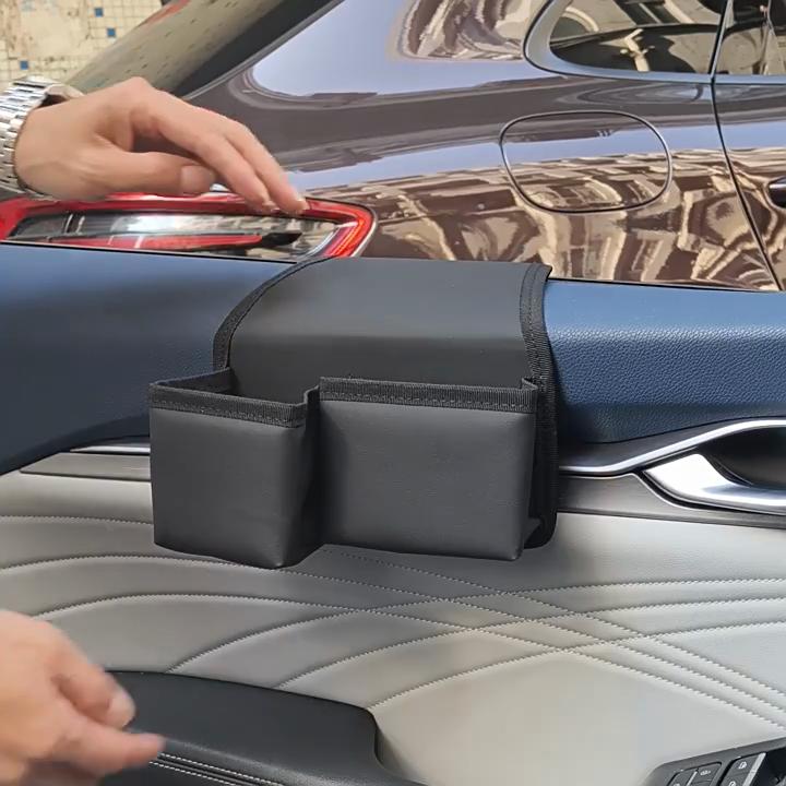 Multifunctional Car Window Organizer Box Side Door Window Storage For Travel Business Trip Camping Daily Commuting Vehicle Sedan