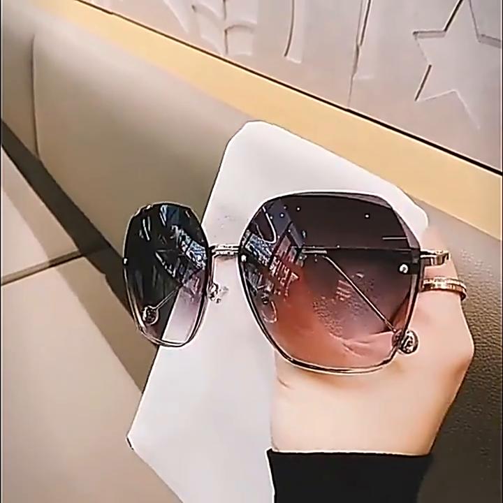 Fashion Hexagon Sunglasses Women Brand Designer Luxury Gradient Lens Sun Glasses Lady Square Oversized Shades Female Eyewear
