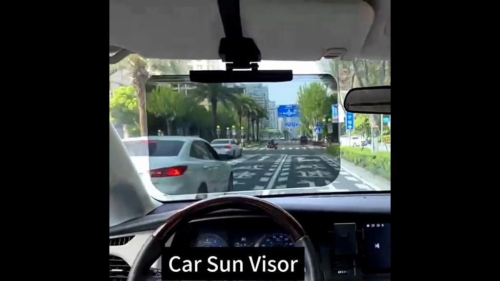 Car Sun Visor Blocker Polarized Anti-Dazzle Anti-UV Rotatable Adjustable Sunshade Plate Clear Vision Car Accessor