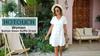 Women's V Neck Button Front Ruffle Hem Midi Dress Short Sleeve Casual Dress