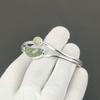 Beautiful Prehnite Gemstone Handmade Cuff Bangle 925 Sterling Silver Cuff Bangle, Prehnite Bracelet For Wife , Unisex Bangle, Gift
