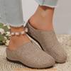 Fall Womens Platform Loafers With Embroidery And Rubber Sole For Casual Office Wear