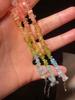 Natural Stone Citrine Aquamarine Moonstone Crushed Loose Beads Diy Accessories Materials Bracelet Necklace Beads