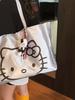 Hello Kitty Style Large Capacity Bag With Pu Material For Daily Use And Student Fashion