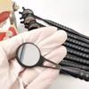 Dental Odontoscope Front Surface Mouth Mirror with handle Oral Care Examination Hygiene Glass Rhodium Mirror
