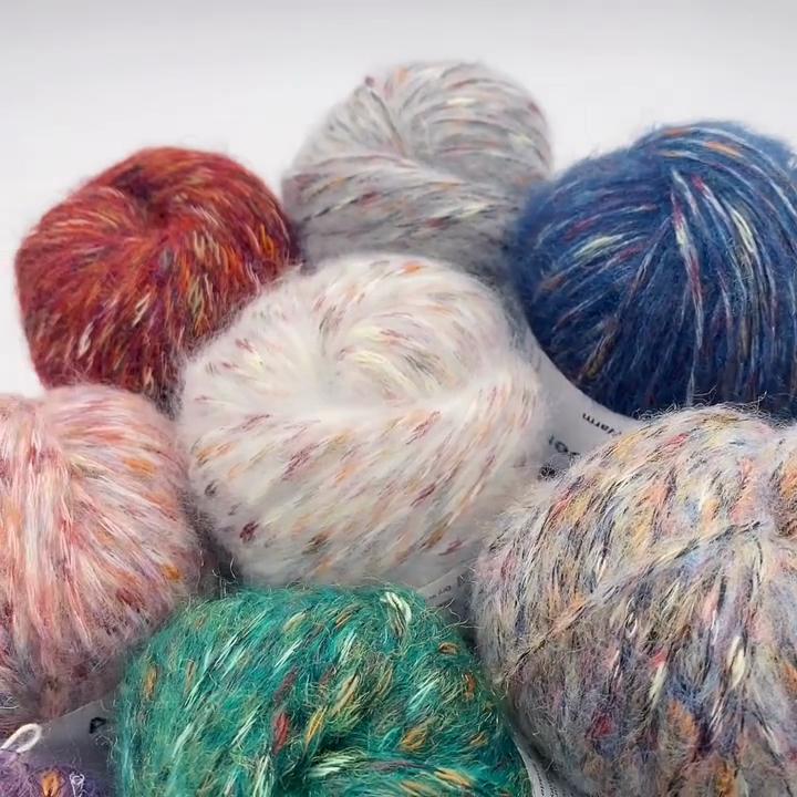 6pacs Acrylic Yarn for Crochet and Knitting 300g/10.58oz Soft Wool Balls for Amigurumi DIY Jewelry Blankets Scarves Craft Supplies for Beginners