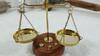 Antique Style Brass Balance Scale: Gold & Diamond Scale, India Decor