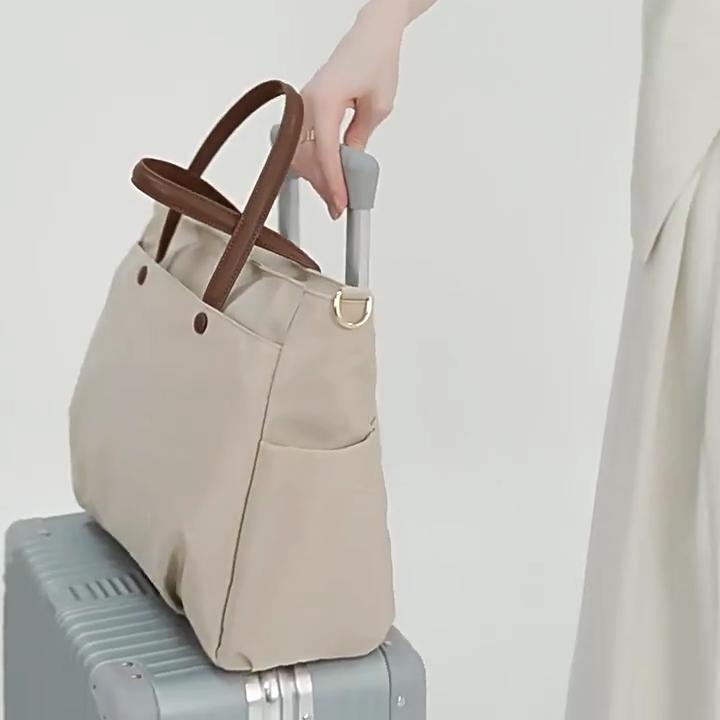 2025 Large Tote Bag High Quality Women Shoulder Crossbody Bags Briefcase 15"/16"/16.5" Thick Laptop Bag Oxford Shopping Bags