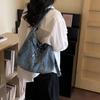 Borsa Tote in Denim da Donna Borsa Grande Capacità Borsa a Spalla Borsa a Tracolla