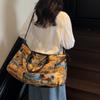 Printed Hand-Held Travel Luggage Storage Bag Large Capacity Waterproof Outdoor Sports Gym Bag for Couples
