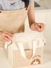 Puppy Letter Pattern Cartoon Lunch Bag For Students And Office Workers With Insulated Design