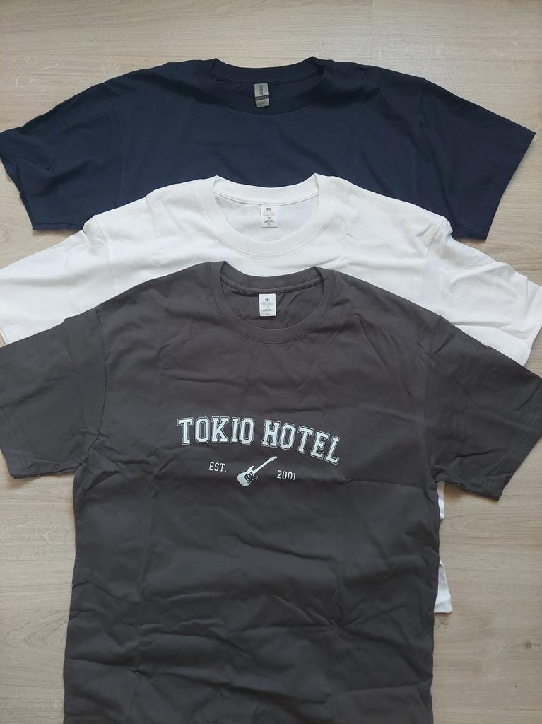T-Shirt Unisex Tokio Hotel Kaulitz – Stampa Band, Manica Corta, Vestibilità Regolare, Per Uomo E Donna, Hip Hop Streetwear