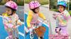 Child protective equipment helmet elbow knee pads for girls aged 3 4 5 6 7 8 9 10 11 12 year boy Suitable for roller skating and skiing