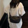 Women's Large Capacity Shoulder Crossbody Bag Solid Color Hobo Bag