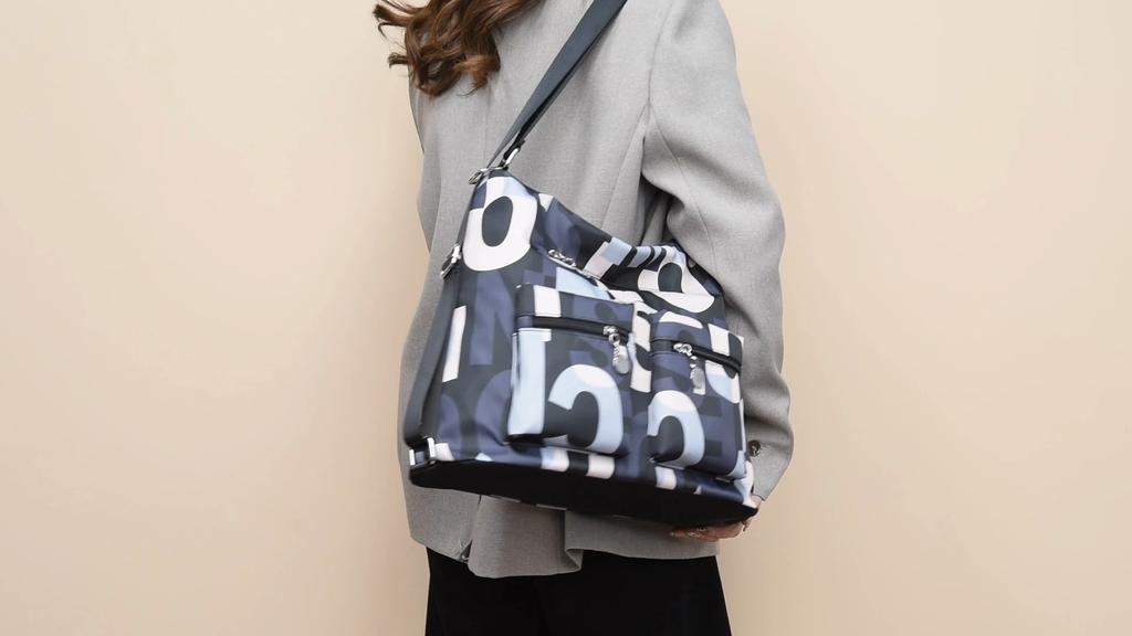 Crossbody Bag Women's Multifunctional Backpack Large Capacity Middle-Aged Mother Shoulder Bag