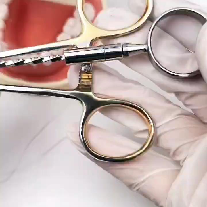 High Quality Corwin Hegar TC Wire Twisting Forceps Half Gold Operating Forceps Made Stainless Steel Surgery Instruments