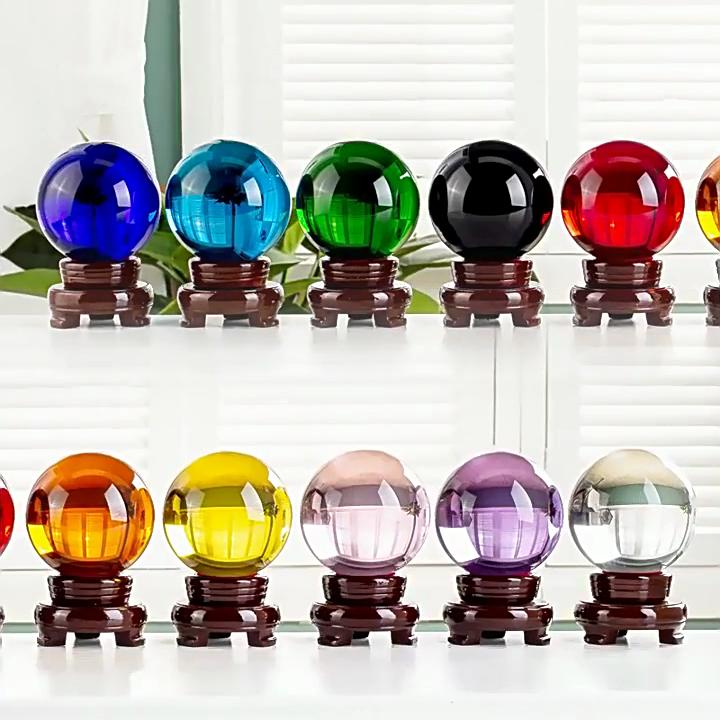 Elegant Crystal Globe With Base For Office Ornament And Gift Item