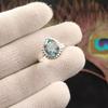 Sky Blue Topaz Gemstone 925 Sterling Silver Designer Handmade Jewelry Elegant Ring For Anniversary Gift RR-77-15