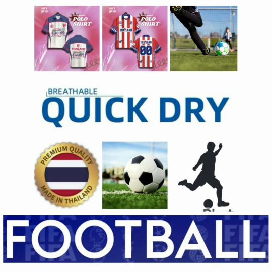 THAILAND Football Soccer Polo Vintage Shirt National Flag Elephant Logo Badge Map Unisex Men Women JERSEY Print Quick Dry Short Sleeve Uniform