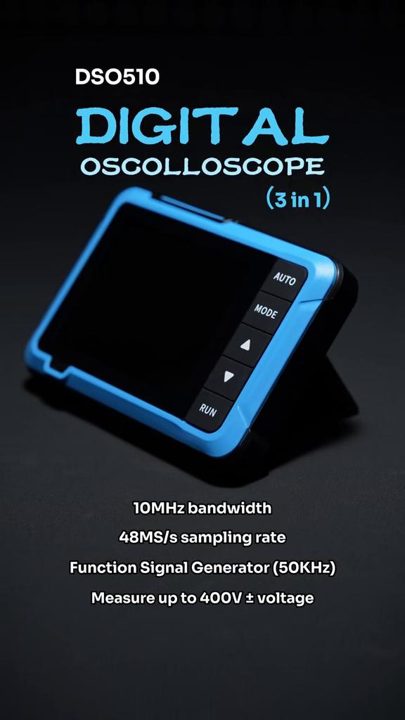 New DSO510 10MHz Bandwidth 48MS/s Sampling Rate Mini Handheld Electronic Measurement Tools
